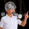 Grey Wig and Mustache - Salt and Pepper Hair Old Person Gr...Wigs and Mustache Old Man Costume Accessories Set for Boys and Girls